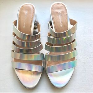 BCBGeneration Iridescent Sandal